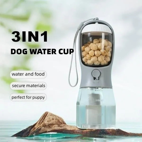Dog Water Cup Drinking Food Garbage Bag Three-in-one - Bellarte Enchanté Dog Water Cup Drinking Food Garbage Bag Three-in-one